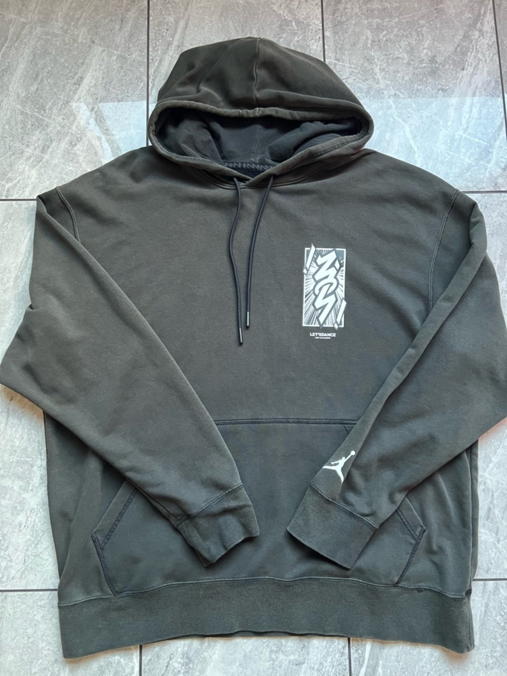 Nike Jordan Dri-FIT Zion Let's Dance Mens Performance Fleece Hoodie Graphic 2XL